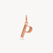 Rose Gold Letter Necklace