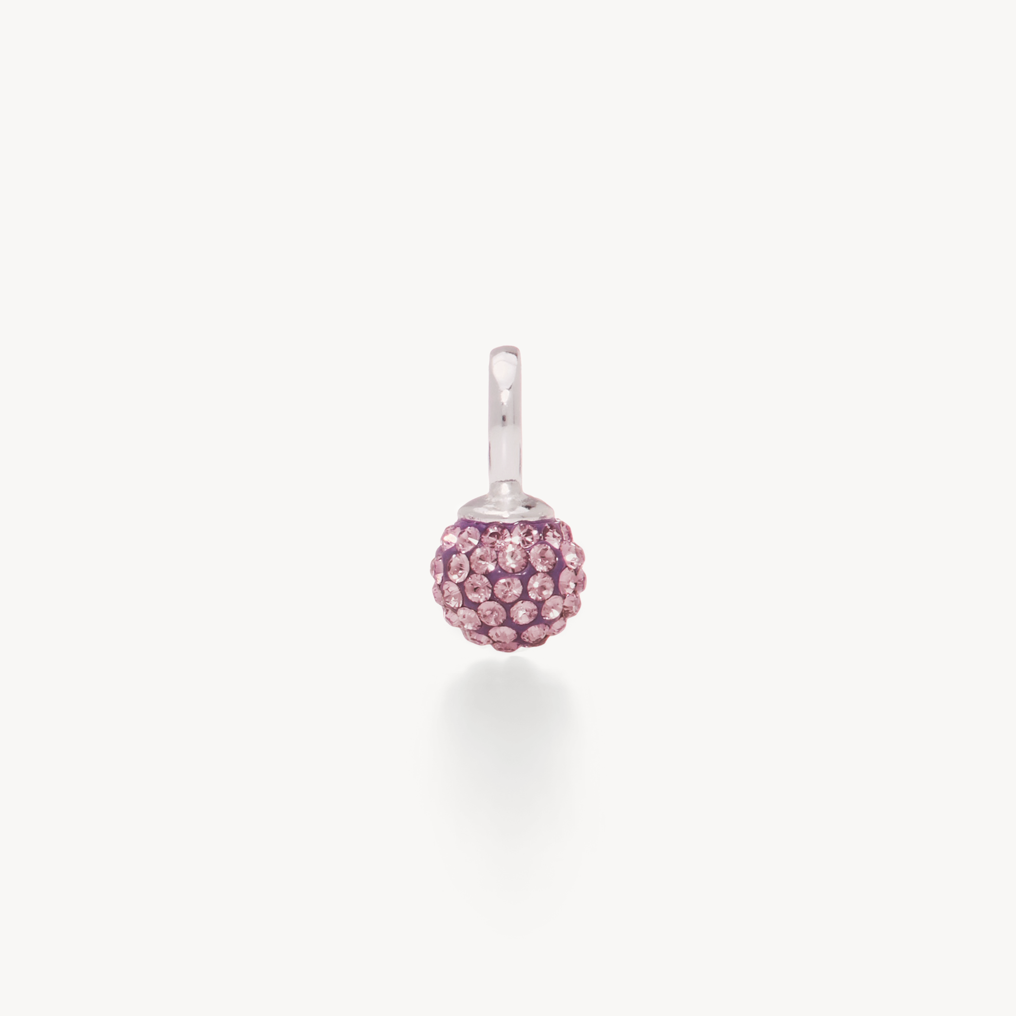 Mini Birthstone Sparkle Ball™ Charm February