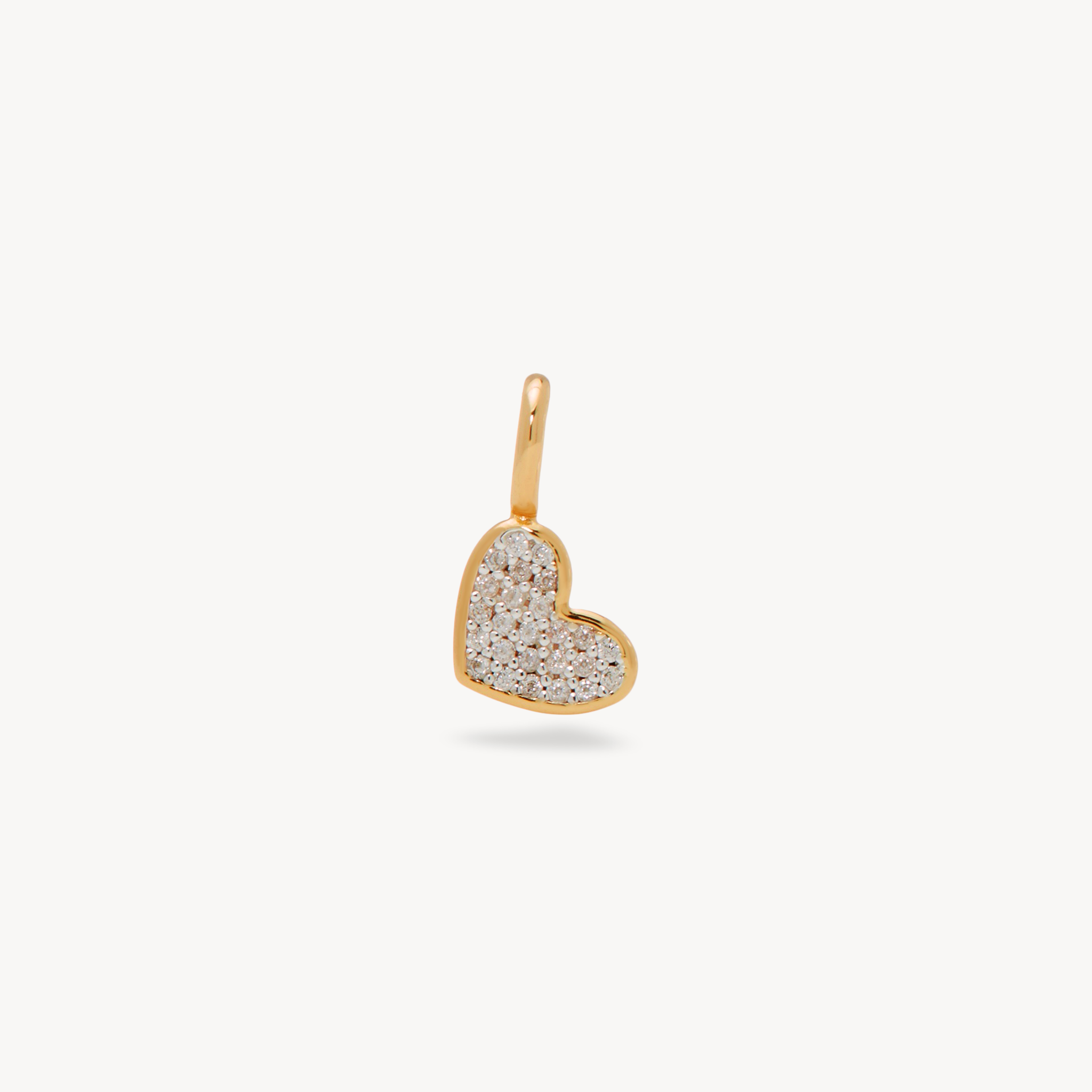 Lover Pavé Charm Gold