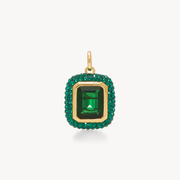 Sparkle Pendant Charm - Emerald