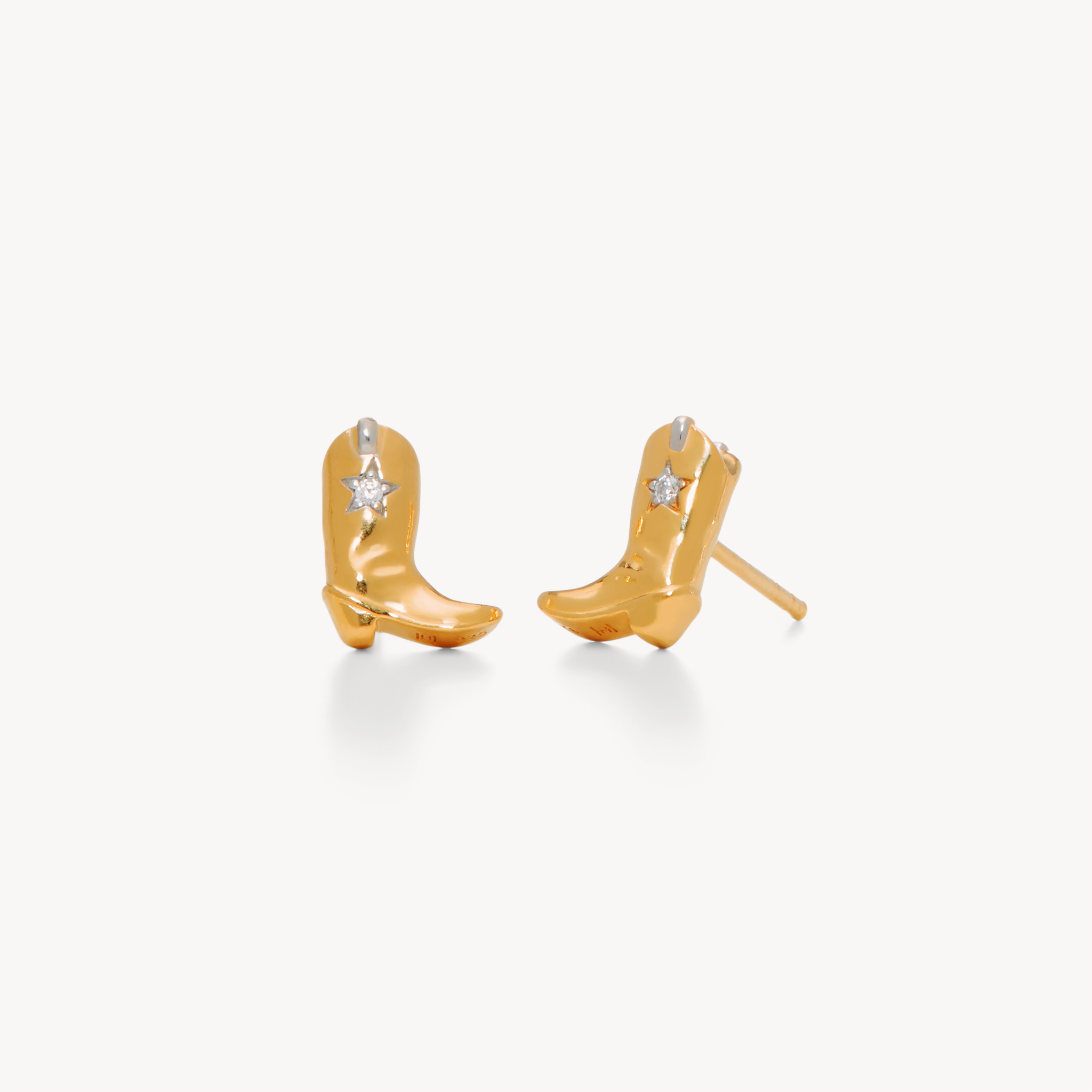 Ride Boot Stud Earrings