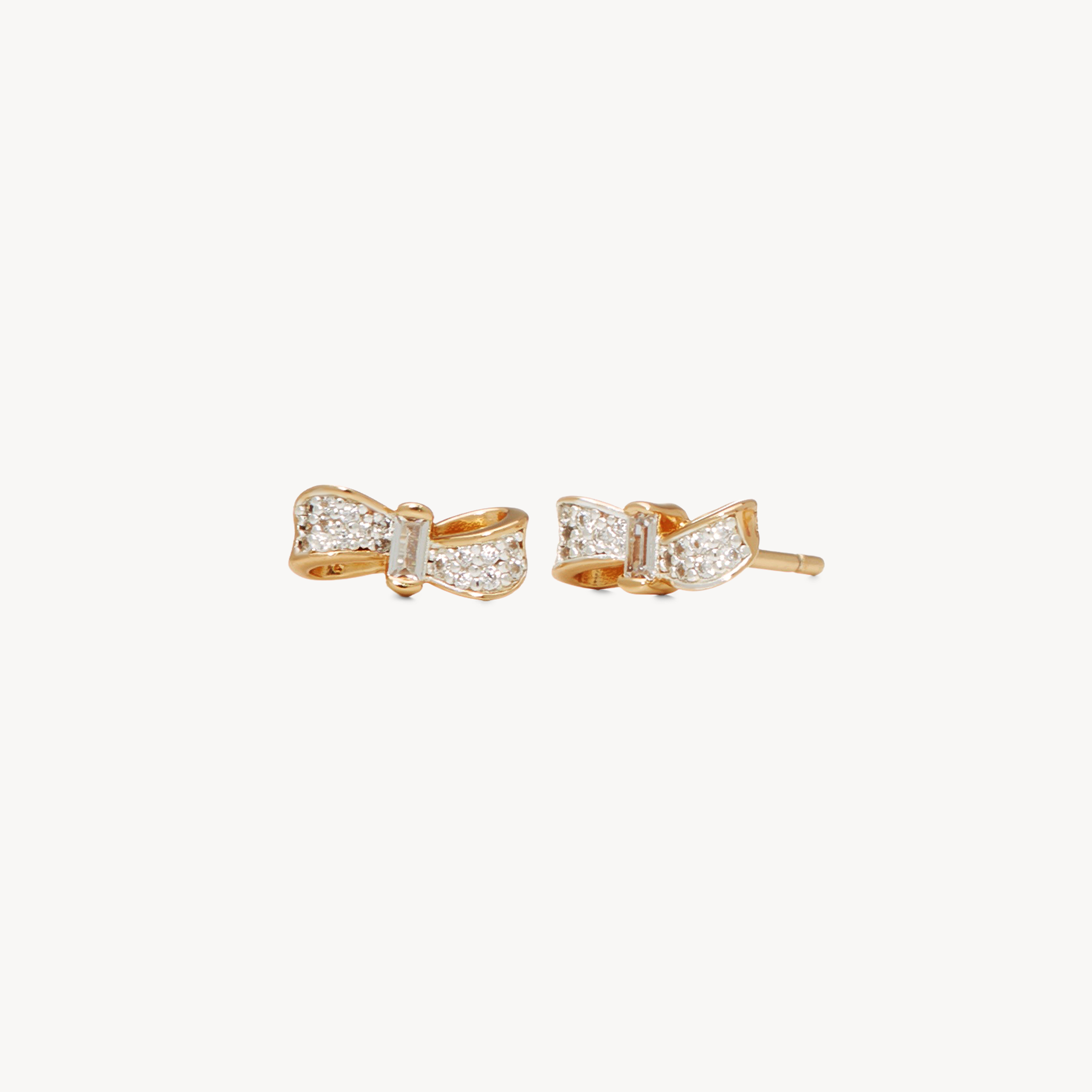 Pavé Bow Earrings