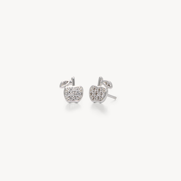 Mini Apple Stud Earrings