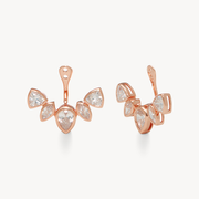 Rebecca Earring Jacket Rose Gold without stud
