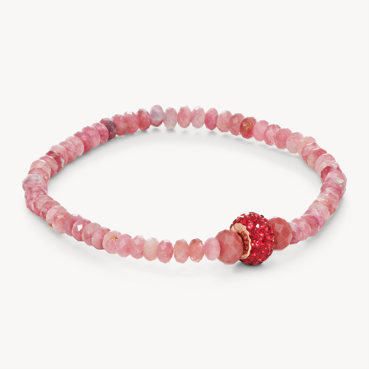 Prismatic Pink Sparkle Stretch Bracelet