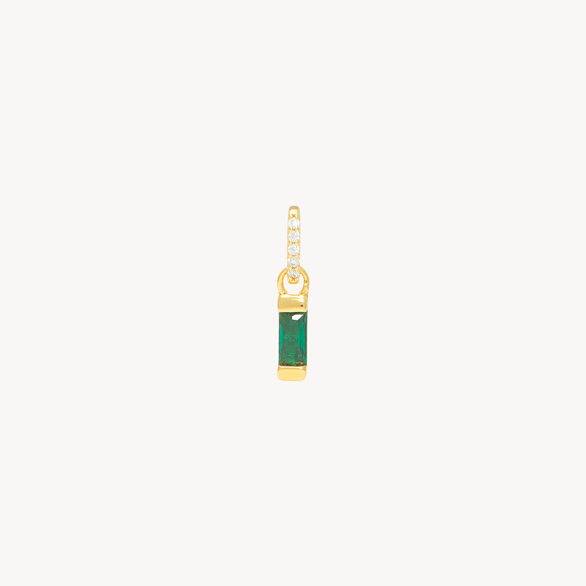 Birthstone Baguette Charm May