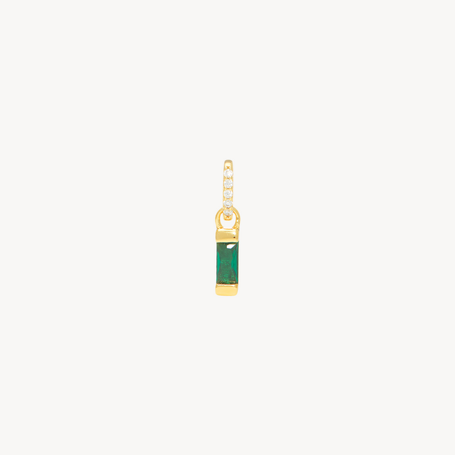 Birthstone Baguette Charm May