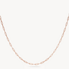 Essential Clip Chain Necklace Rose Gold