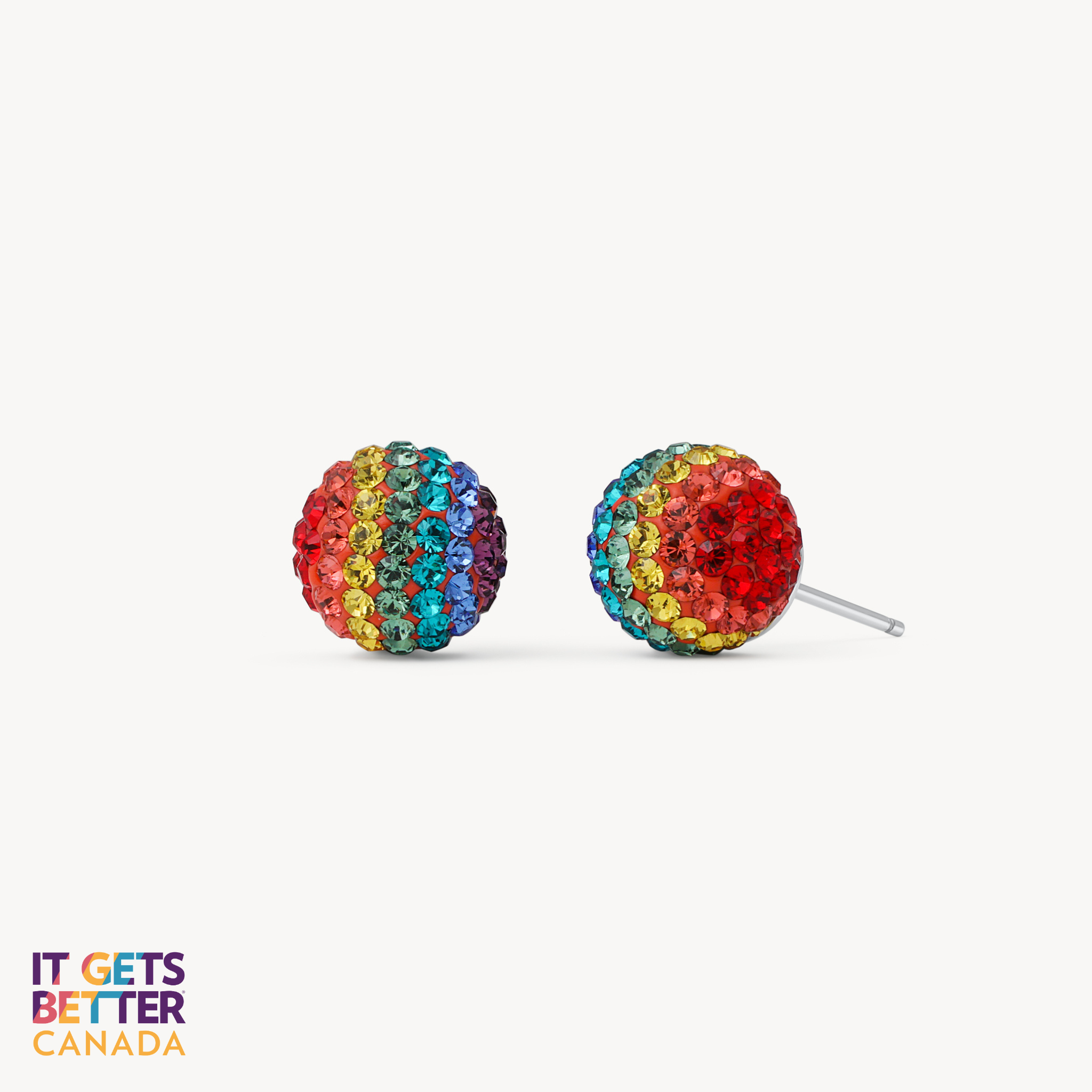 Bold Prism Sparkle Ball™ Stud Earrings