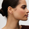 Mini Desert Rose Sparkle Ball™ Stud Earrings on model