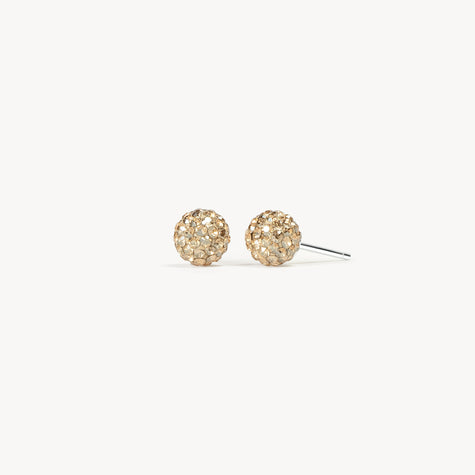 Soft Gold Sparkle Ball™ Stud Earrings 6mm