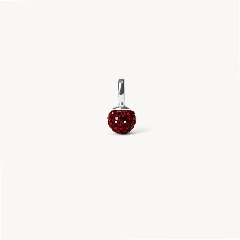 January Garnet Mini Birthstone Sparkle Ball™ Charm