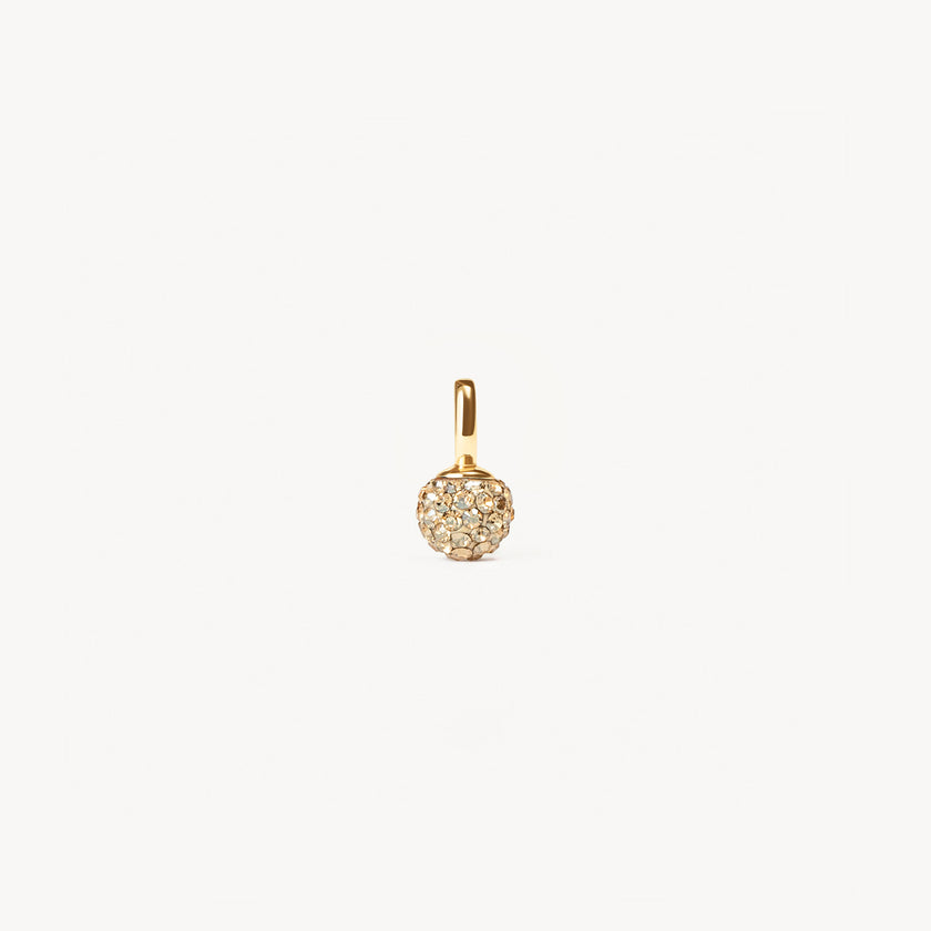 Soft Gold Mini Sparkle Ball™ Charm