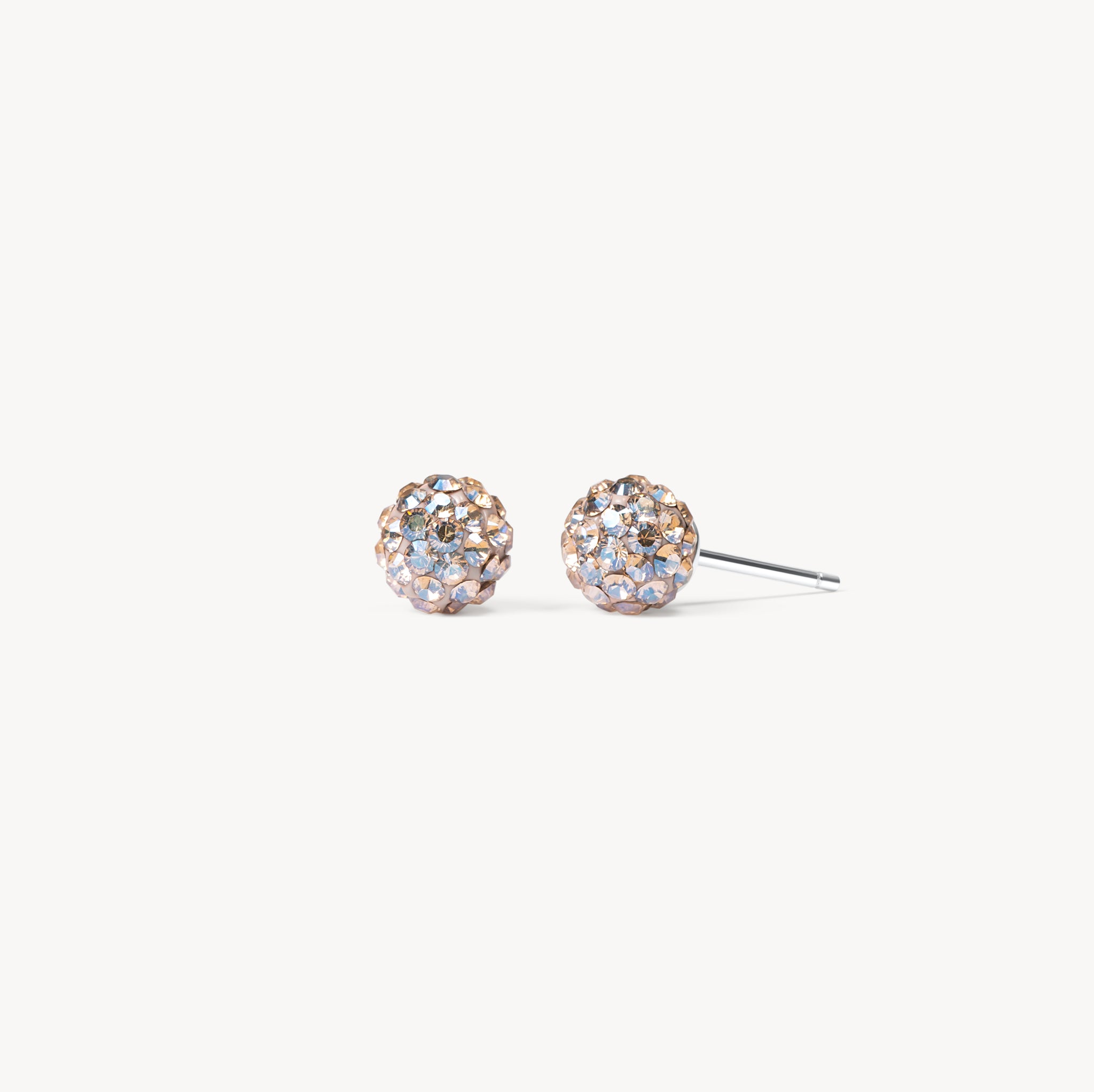 Mini Champagne Sparkle Ball™ Stud Earrings