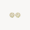 Chartreuse Sparkle Ball™ Stud Earrings 8mm