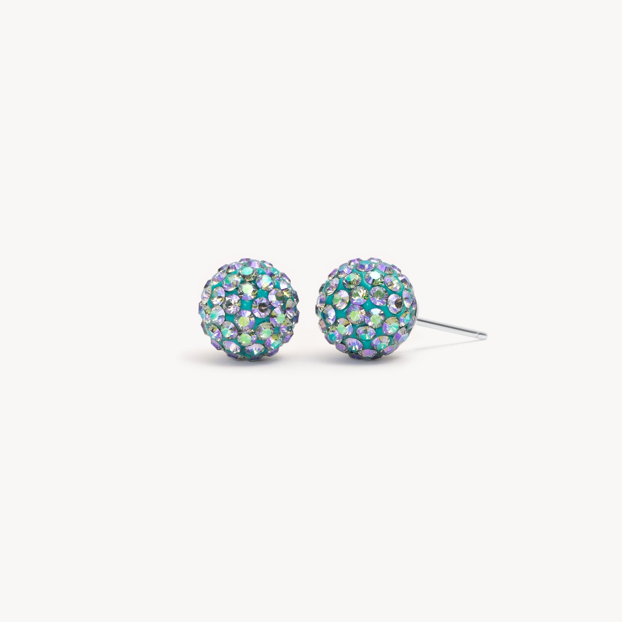 Mermaid Scales Sparkle Ball™ Stud Earrings