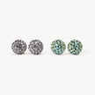 8mm Nocturnal Stud Earring Set