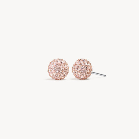 Rose Gold Small Sparkle Ball™ Stud Earrings