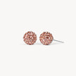Small Desert Rose Sparkle Ball™ Stud Earrings