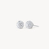 White Small Sparkle Ball™ Stud Earrings