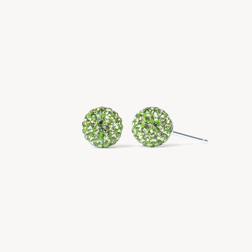 August Small Birthstone Sparkle Ball™ Stud Earrings