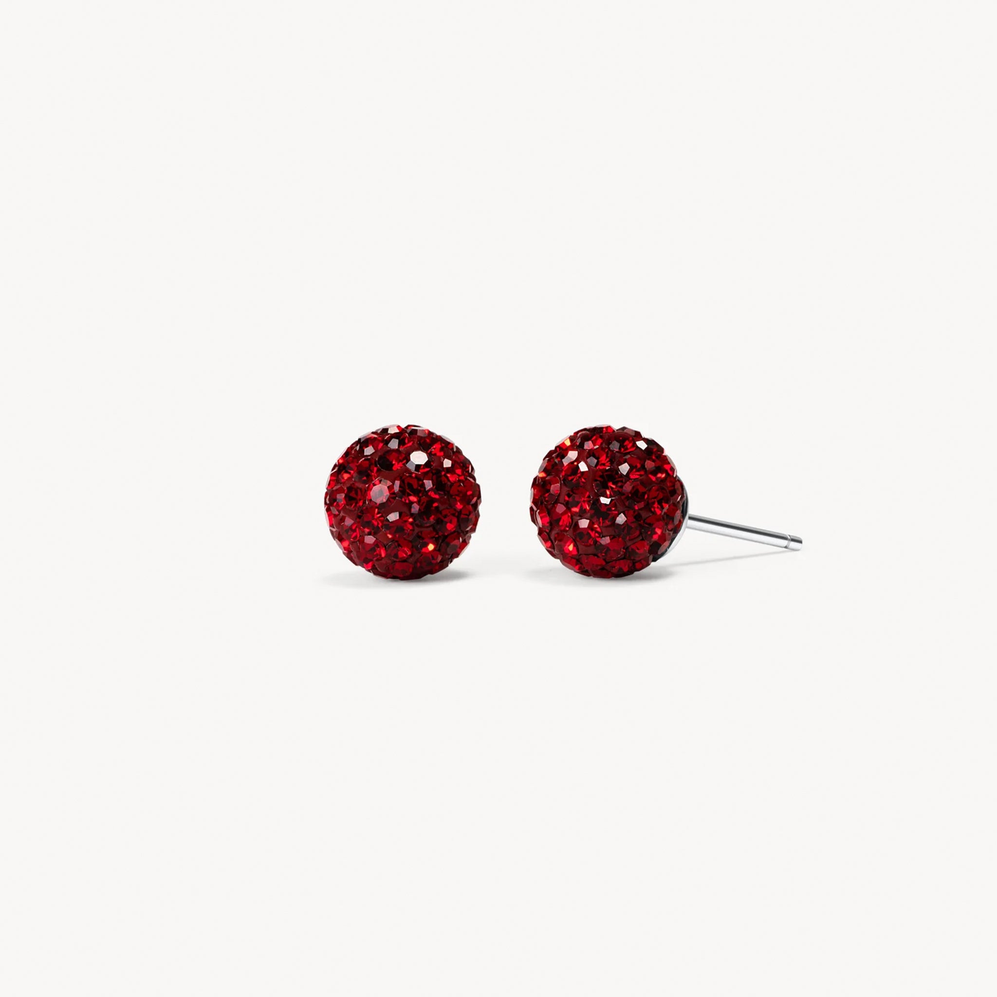 January Small Birthstone Sparkle Ball™ Stud Earrings