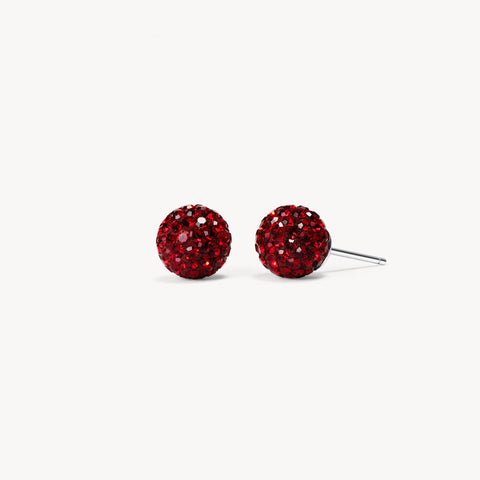January Small Birthstone Sparkle Ball™ Stud Earrings