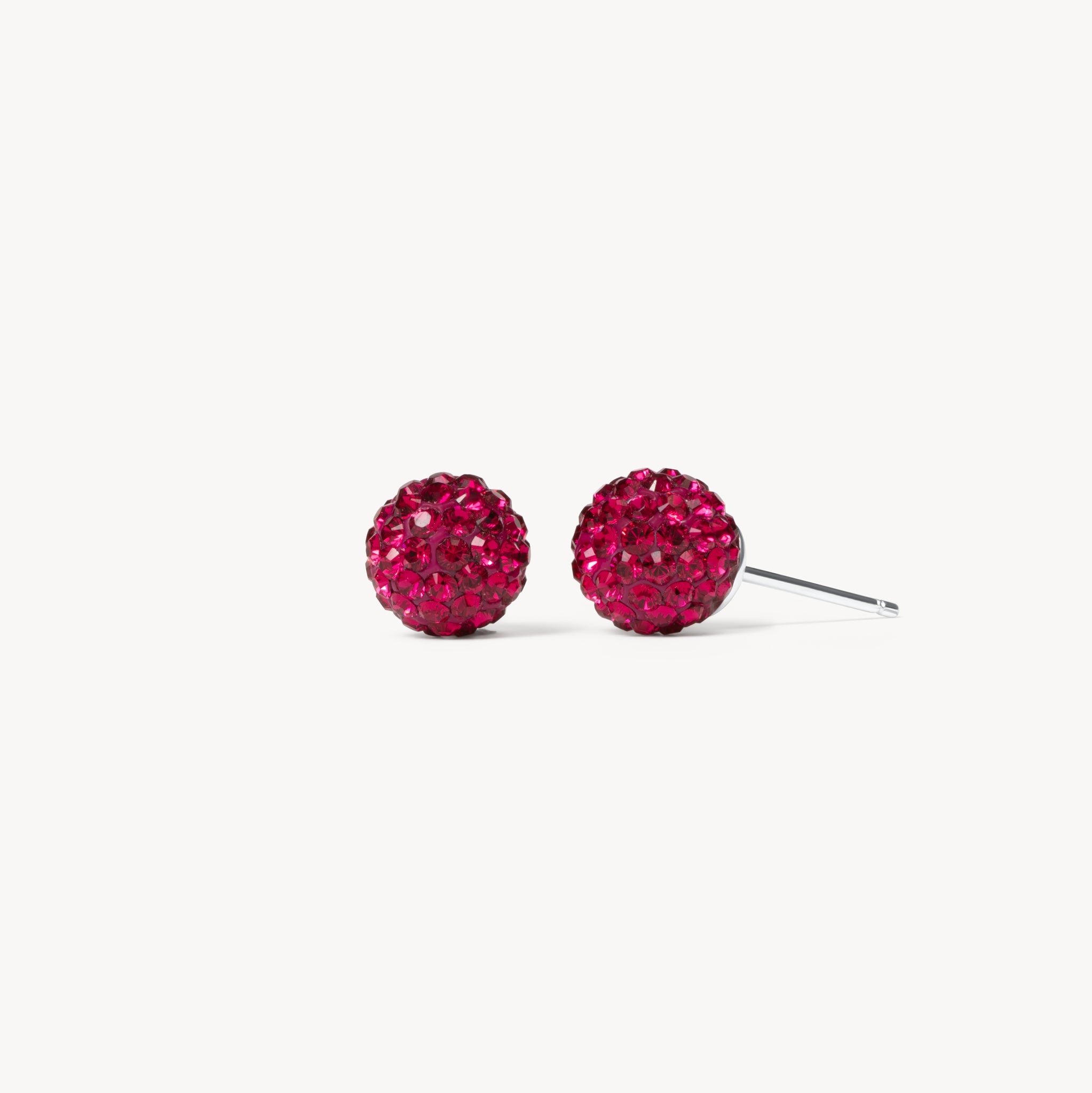 July Small Birthstone Sparkle Ball™ Stud Earrings