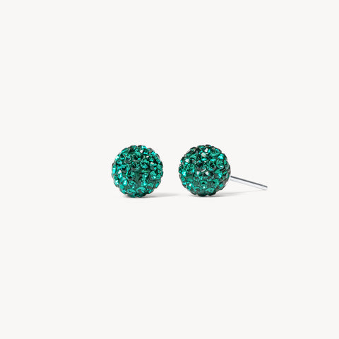 May Small Birthstone Sparkle Ball™ Stud Earrings