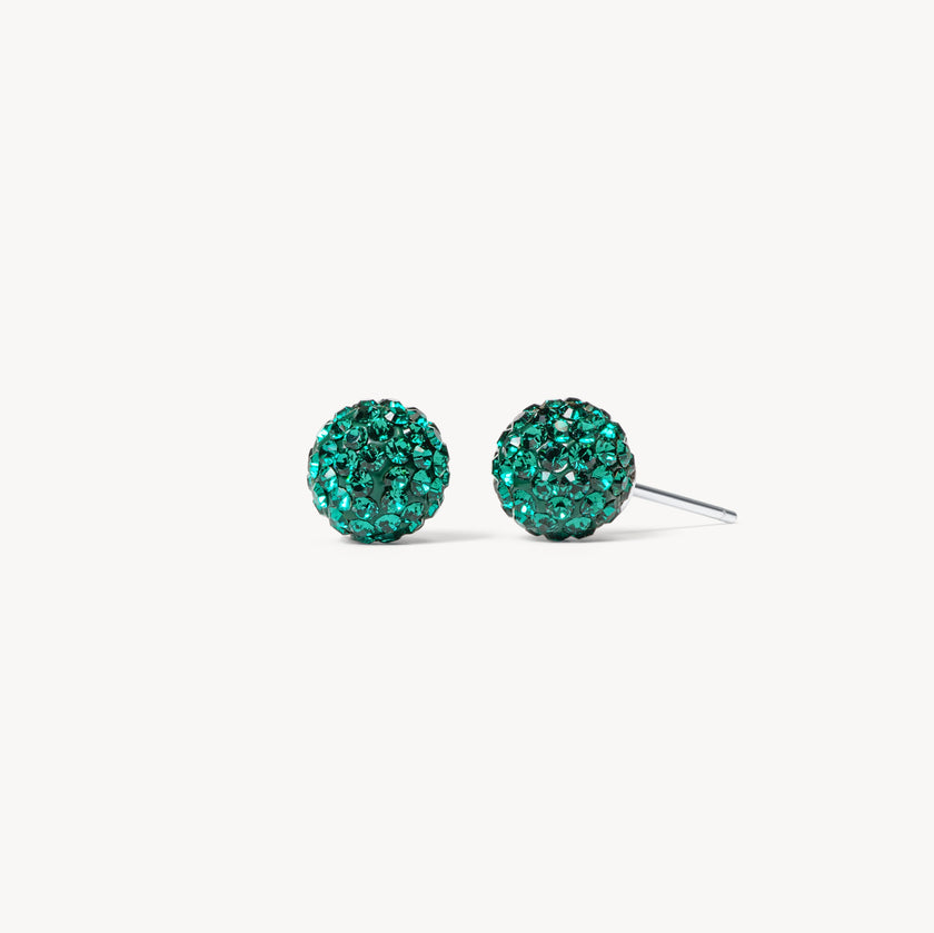 May Small Birthstone Sparkle Ball™ Stud Earrings