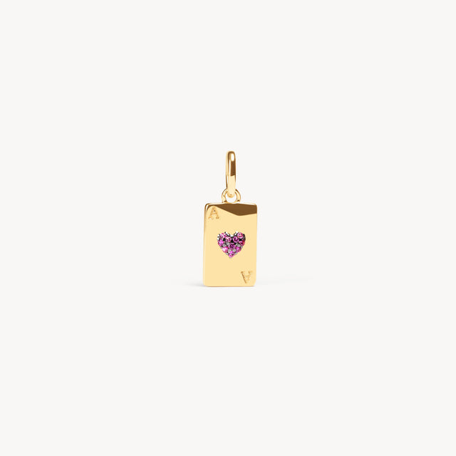 Ace of Hearts Charm