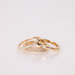 Lab Diamond Rings stacked