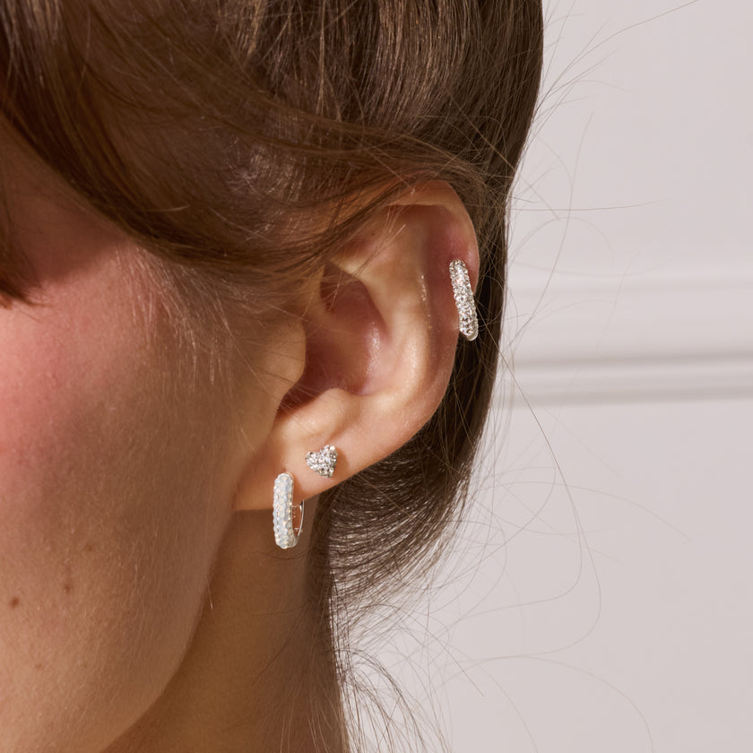 Birthstone Always On Sparkle Hoop Earrings