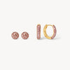 Desert Rose Always On Sparkle Hoops and Studs Gift Set