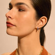 Capri Blue Always On Sparkle Hoop Earrings