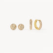 Soft Gold Always On Sparkle Hoops and Studs Gift Set