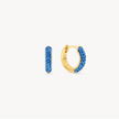Capri Blue Always On Sparkle Hoop Earrings