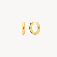 Capri Blue Always On Sparkle Hoop Earrings