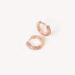 Always On Sparkle Hoops Rose Gold