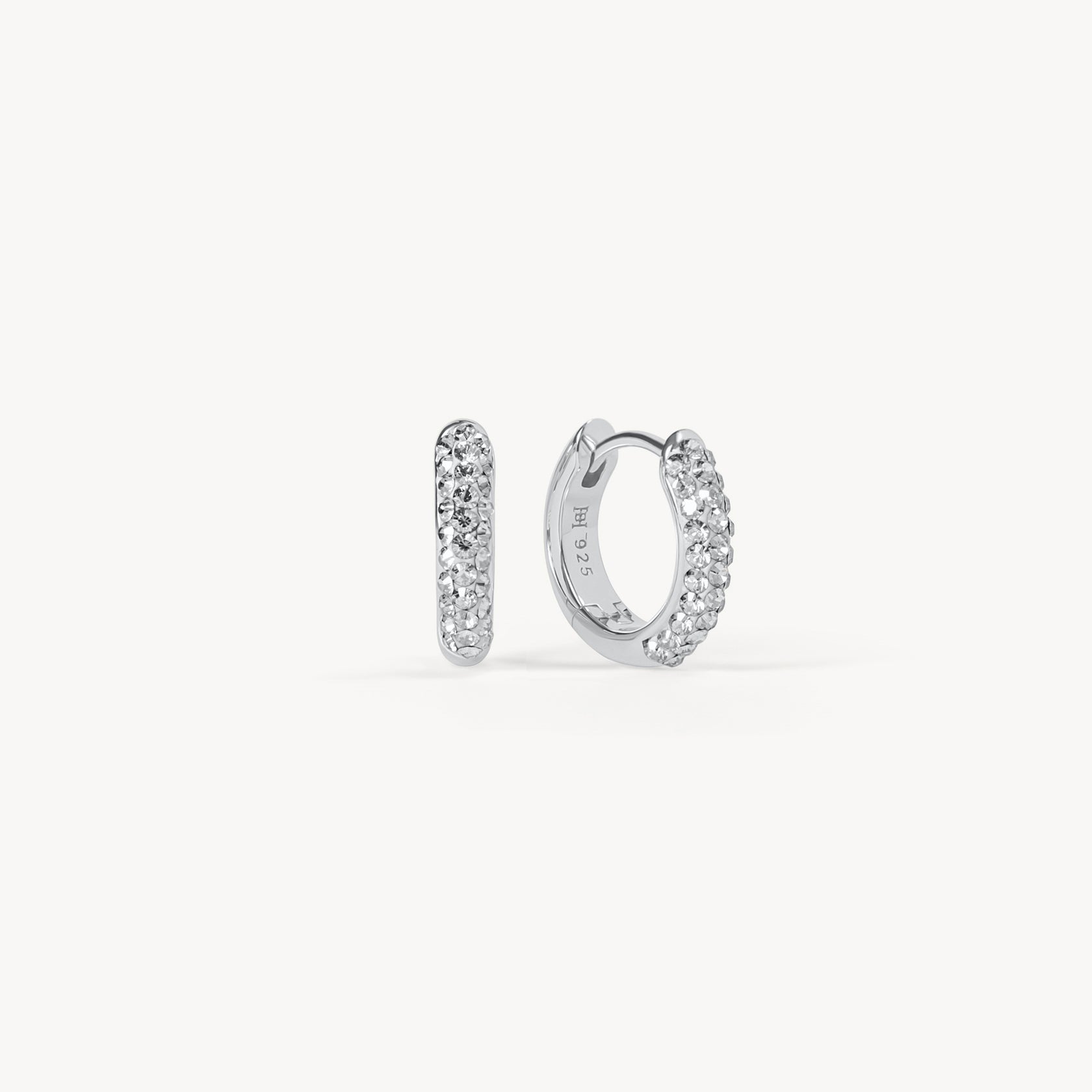 Always On Sparkle Hoop Earrings | Hillberg & Berk