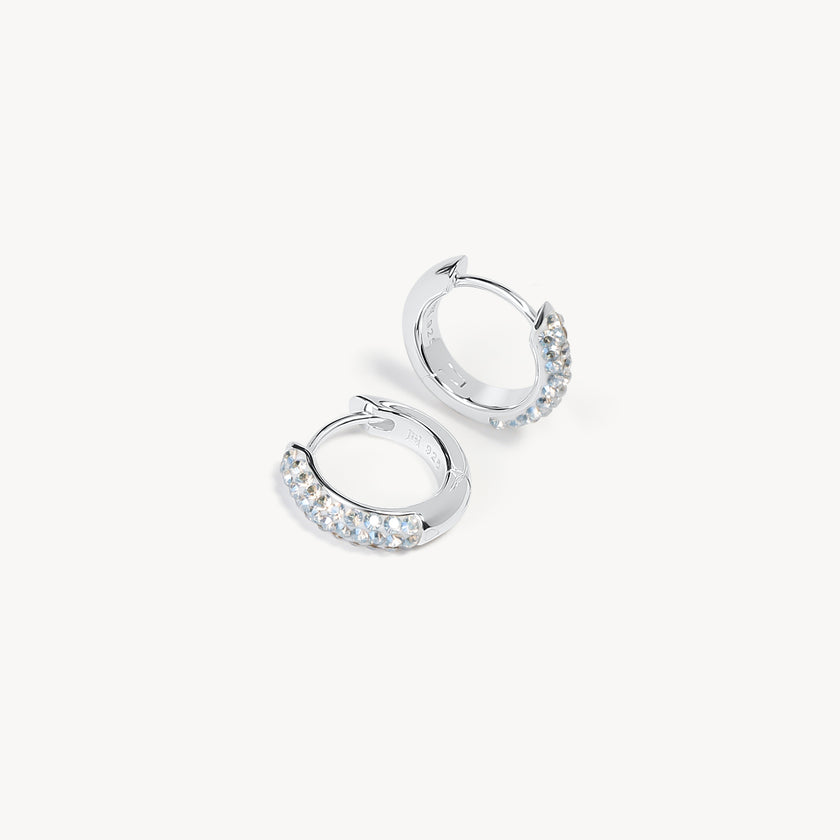 Birthstone Always On Sparkle Hoop Earrings