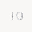 April Birthstone Sparkle Hoops