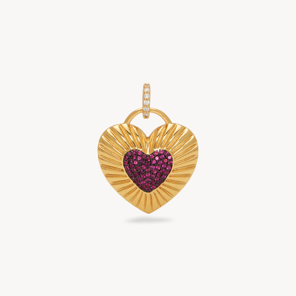 健康アクセサリー haru Aura Heart Charm | Hillberg & Berk
