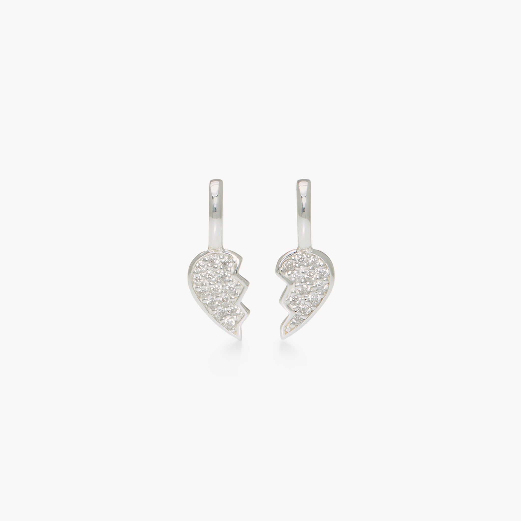 BFF Pavé Charm Set Silver