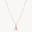 Rose Gold Letter Necklace