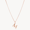 Rose Gold Letter Necklace