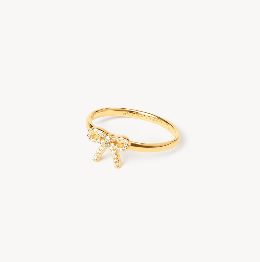 Gold Baby Bow Ring