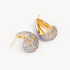 Ballet Slipper Dream Puff™ Sparkle Stud Earrings