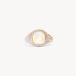 Ballet Slipper Sparkle Cushion Ring