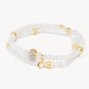 Ballet Slipper Sparkle Ball™ Double Wrap Bracelet